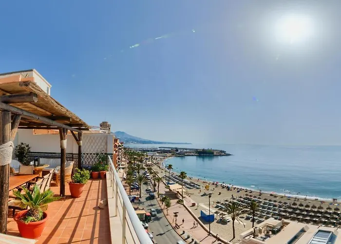 Holidays2Fuengirola Duplex With Stunning Sea View, Terraces,1St Line Beside Port