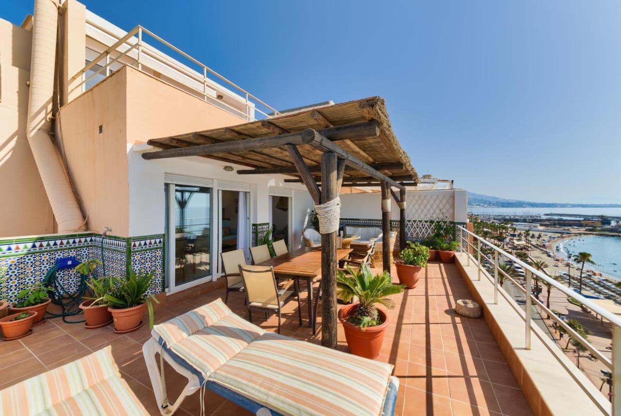Apartment Holidays2fuengirola Duplex With Stunning Sea View, Terraces,1st Line Beside Port Fuengirola